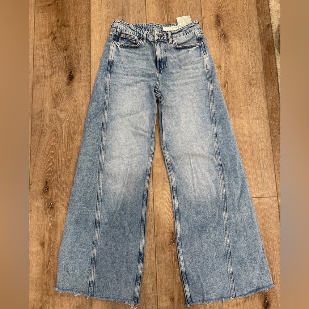 Zara Denim wide leg Jean